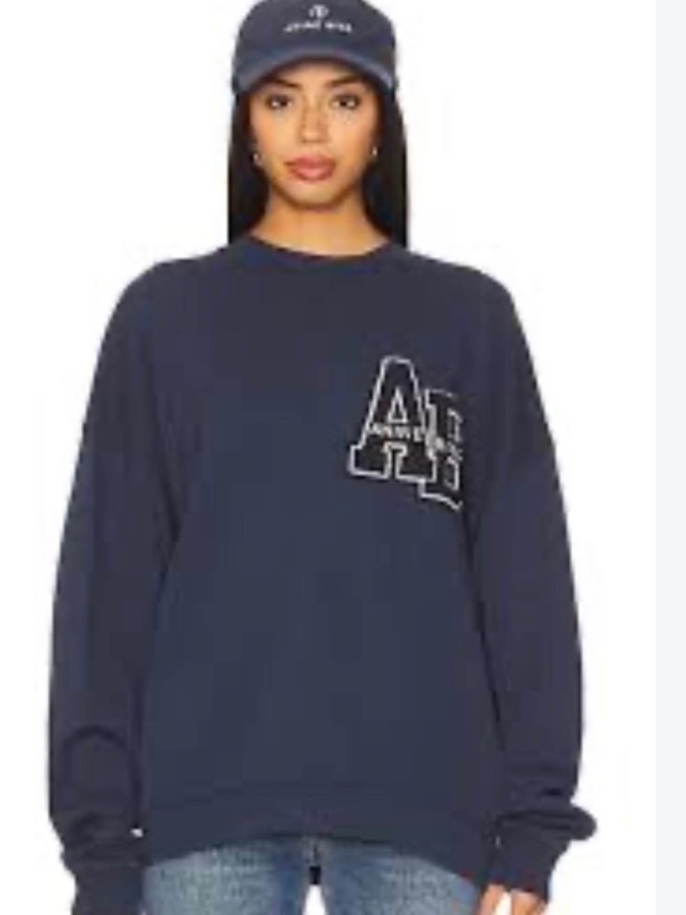 Anine Bing Miles Letterman sweatshirt (Size S)